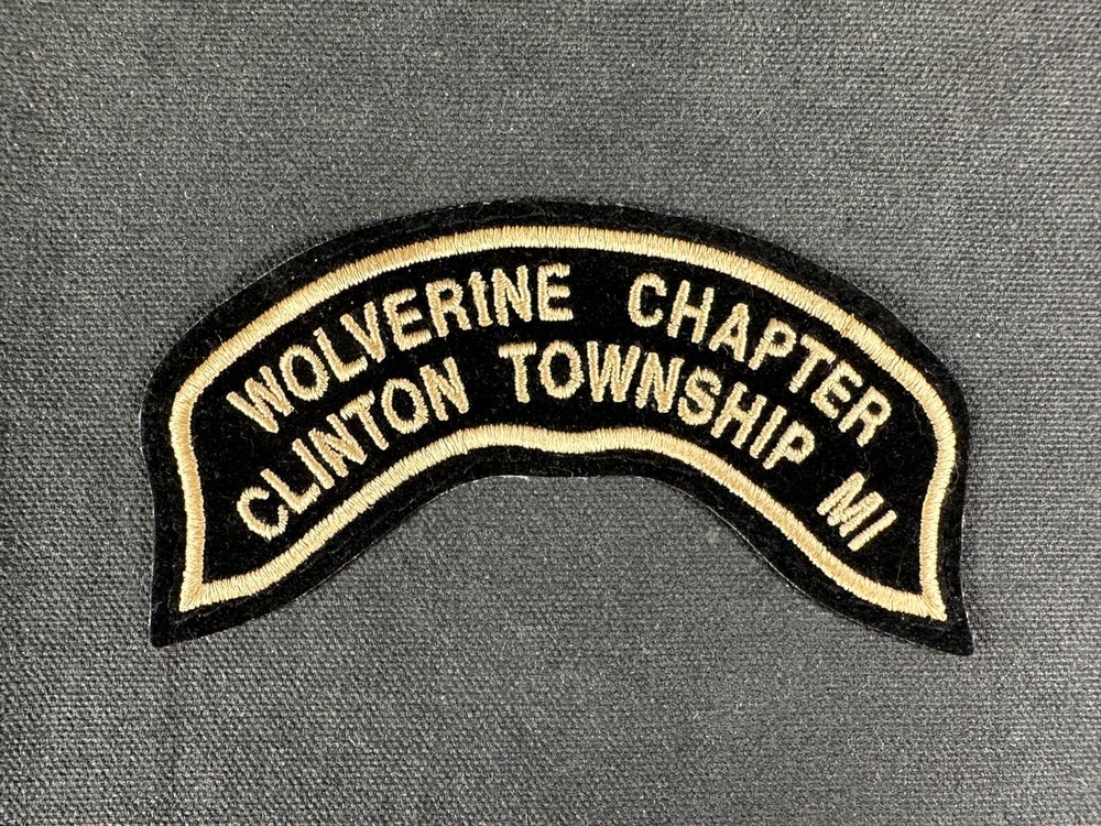 Harley Davidson H.O.G. Wolverine Chapter MI Membership Patch small