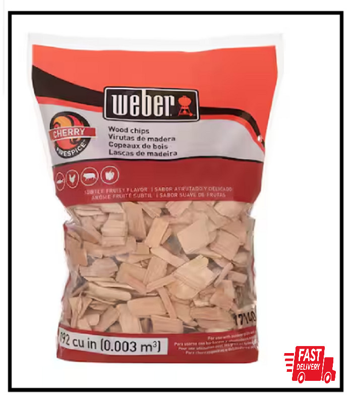 Cherry Wood Chips For Grill Outdoor Grilling BBQ Cooking Barbecue 2 lb Bag NEW