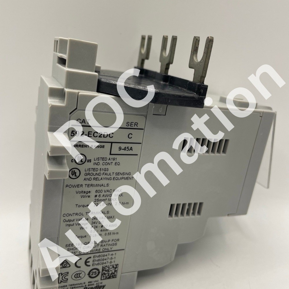 Allen Bradley 592-EC2DC Ser C Solid State Overload Relay