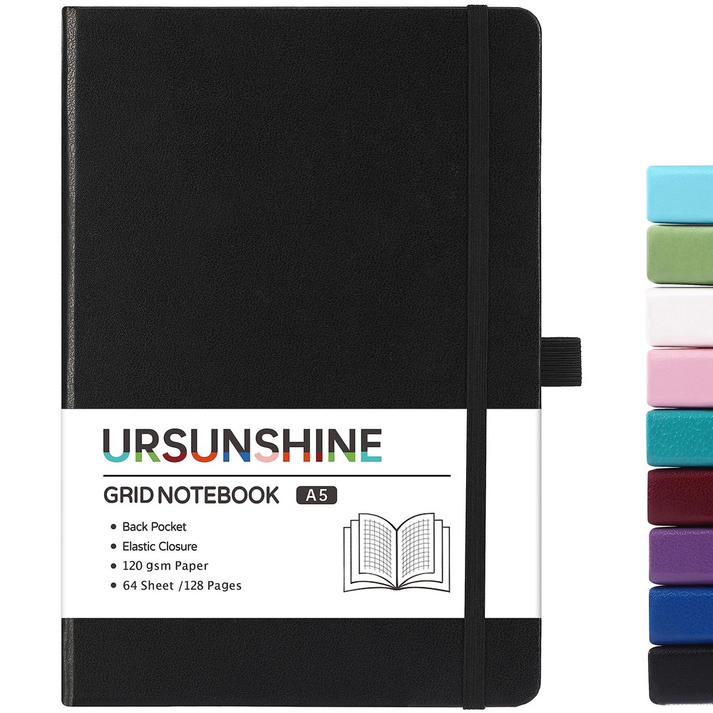 Graph Grid Paper Notebook/Journal - Classic Journal/Notebook with Grid, Black