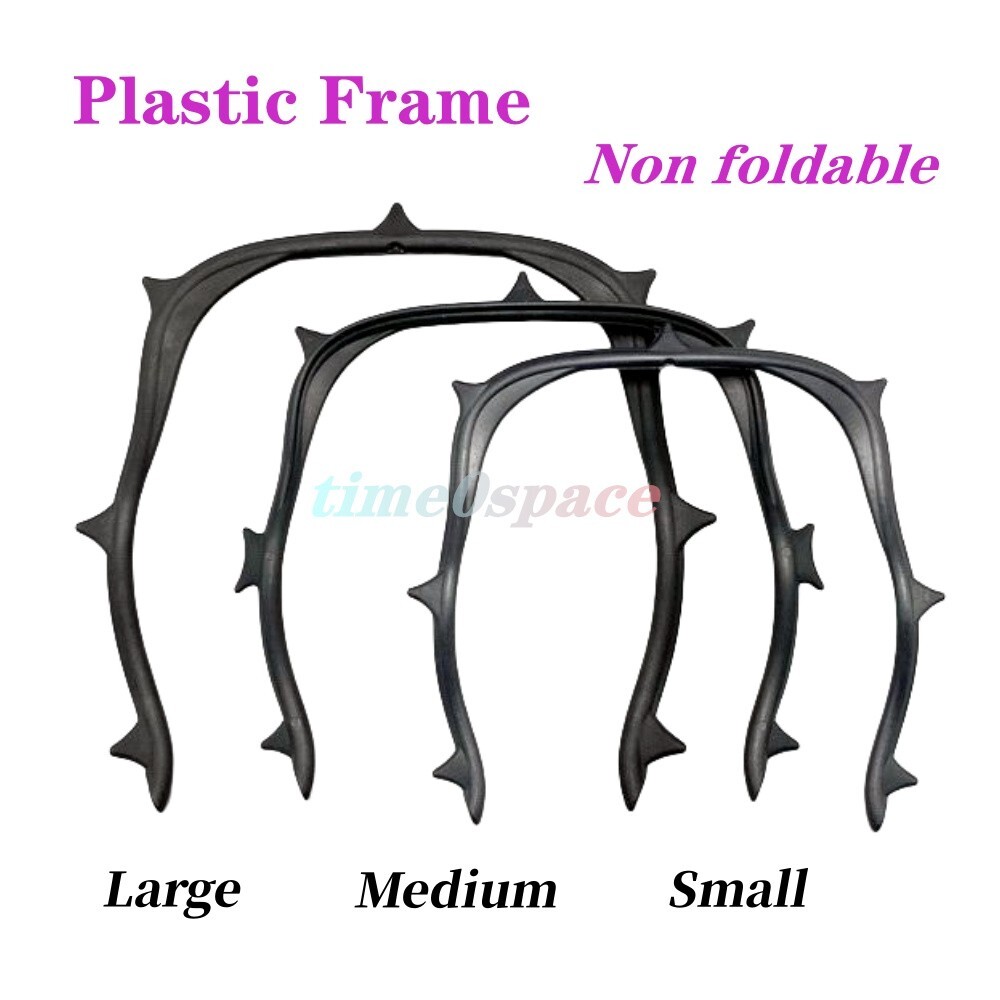 Dental Rubber Dam Sheet Frame Brackets Plastic Black Non foldable S/M/L