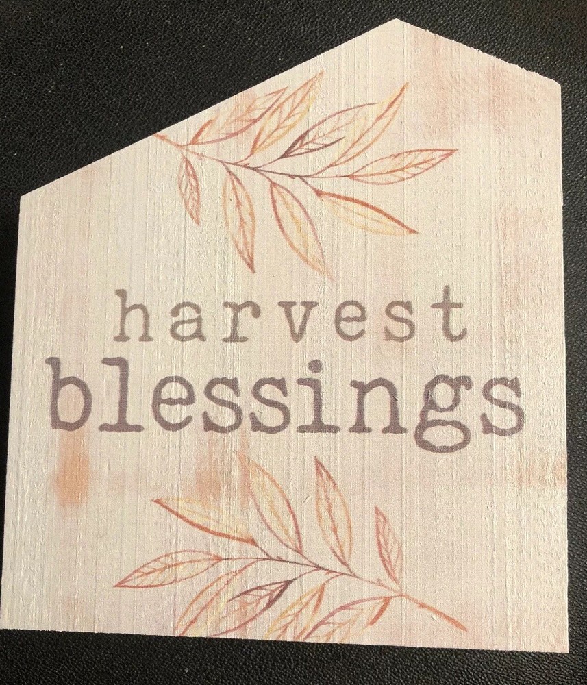 “Harvest Blessings” Joseph Prince (Tabletop Accent)