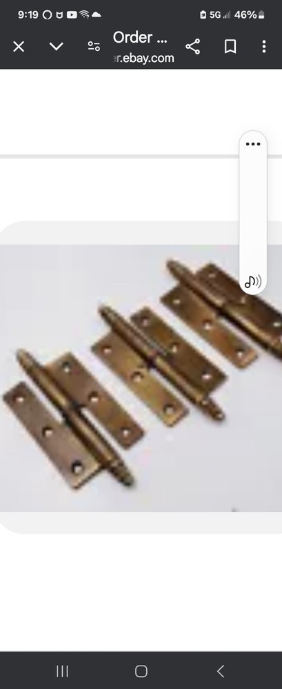 Antique Vintage Brass Door 5 inch hinge – Classic Design, Solid Brass Construct