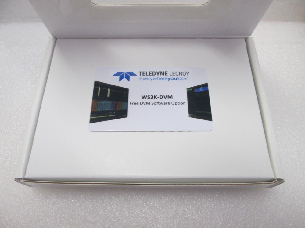 TELEDYNE LECROY WS3K-DVM FREE DVM SOFTWARE OPTION NEW
