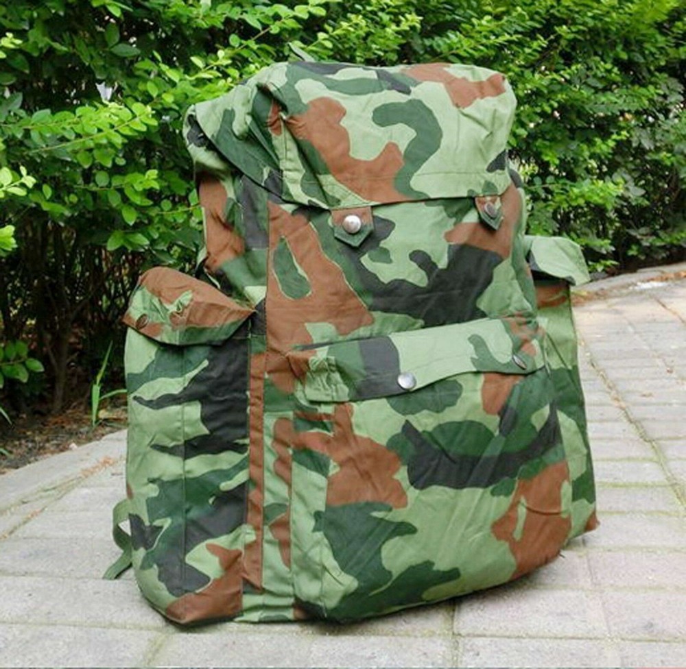 Surplus Chinese PLA Army Forest Camouflage Waterproof Field Pack Bag Backpack