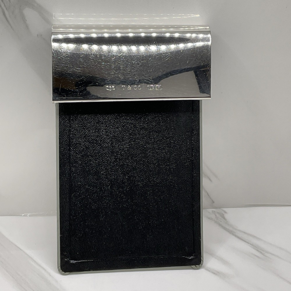 Tiffany & Co. Sterling Silver 1837 Range Notepad Holder. 2004 Hallmark. Rare.