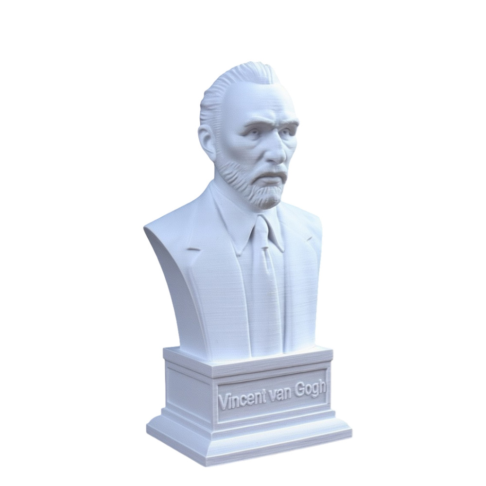 Vincent van Gogh bust sculpture statue bookshelf busto