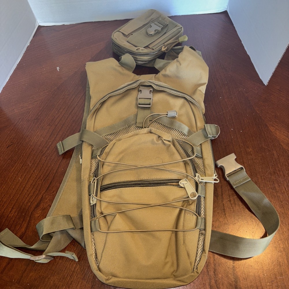 tactical backpack with ammo case  All Zippers And Straps Work