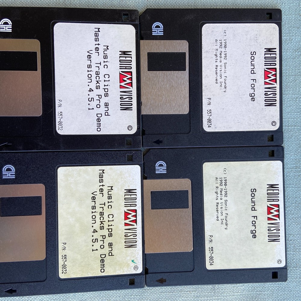 Computer Software Media Vision Sound Forge Thunder Lightning Driver Windows DOS