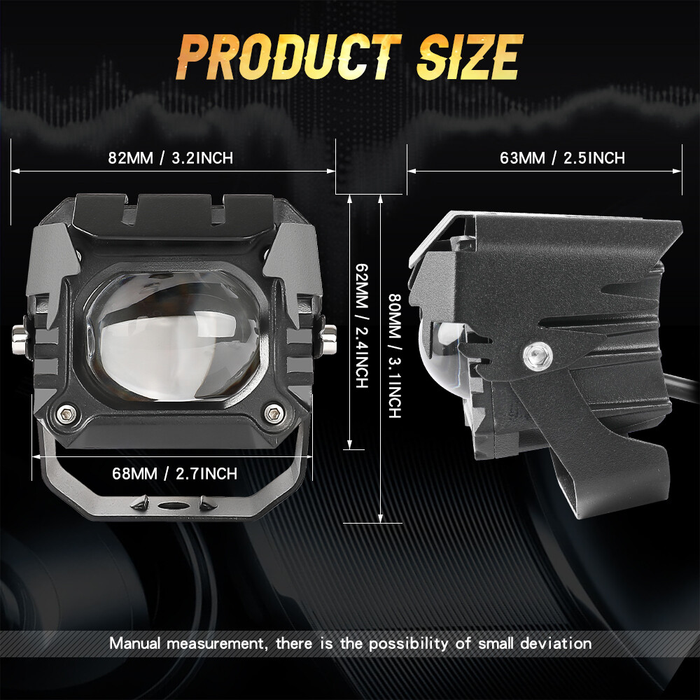 Roof 42" LED Light Bar +4"Pods Wire For Can-am Commander 700 1000R Max 2022-2025