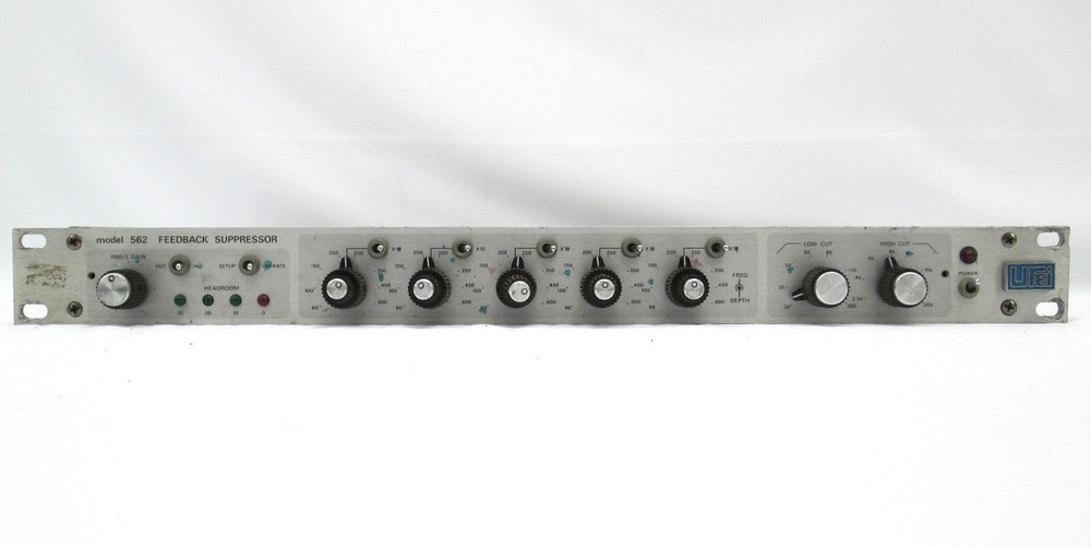 Vintage Rack Mount UREI Model 562 Feedback Supressor Equalizer