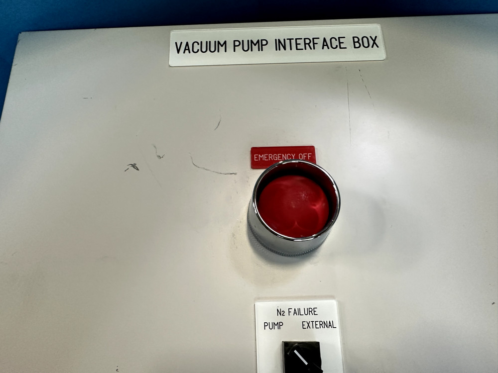 AS IS UNTESTED EBARA CONTROL PANEL VACUUM PUMP INTERFACE BOX VIF70AME4