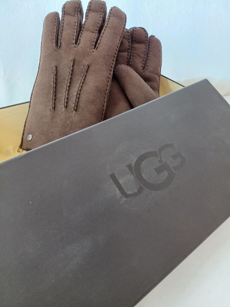 Shearling Gloves With Ugg Tag