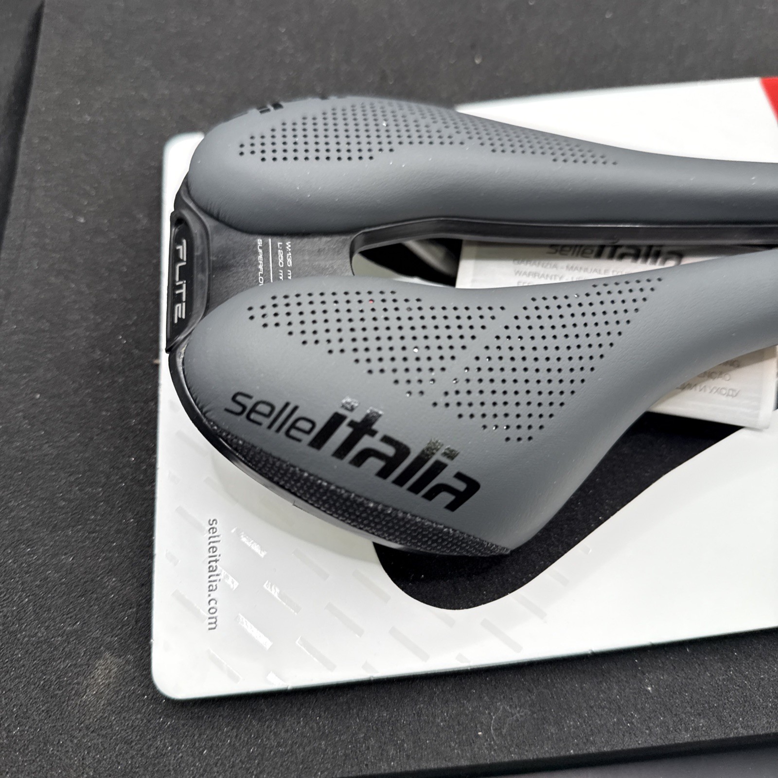 Selle Italia Flite Boost X-cross Superflow S3 135mm Ti316 Grey (9419-44)