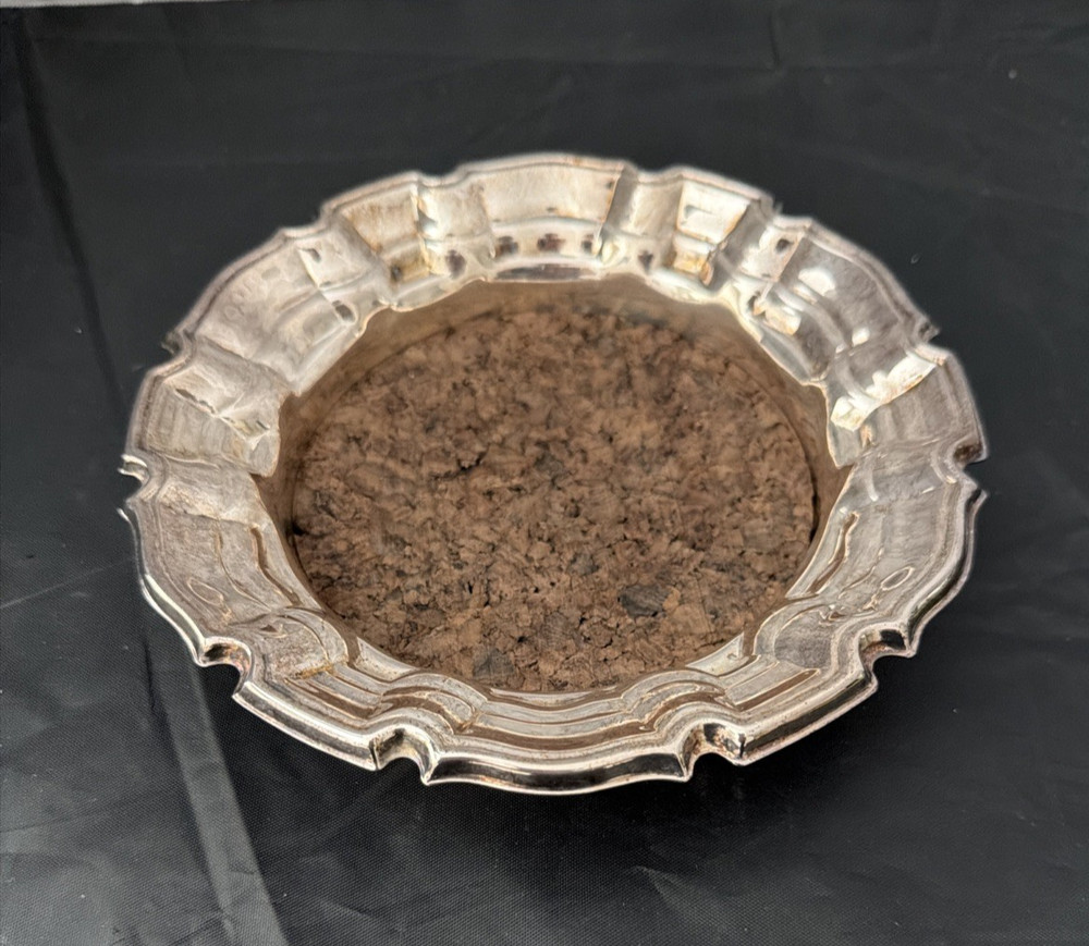 Towle Old Master E.P. 7049 Champaign/Wine Coaster, Silverplated