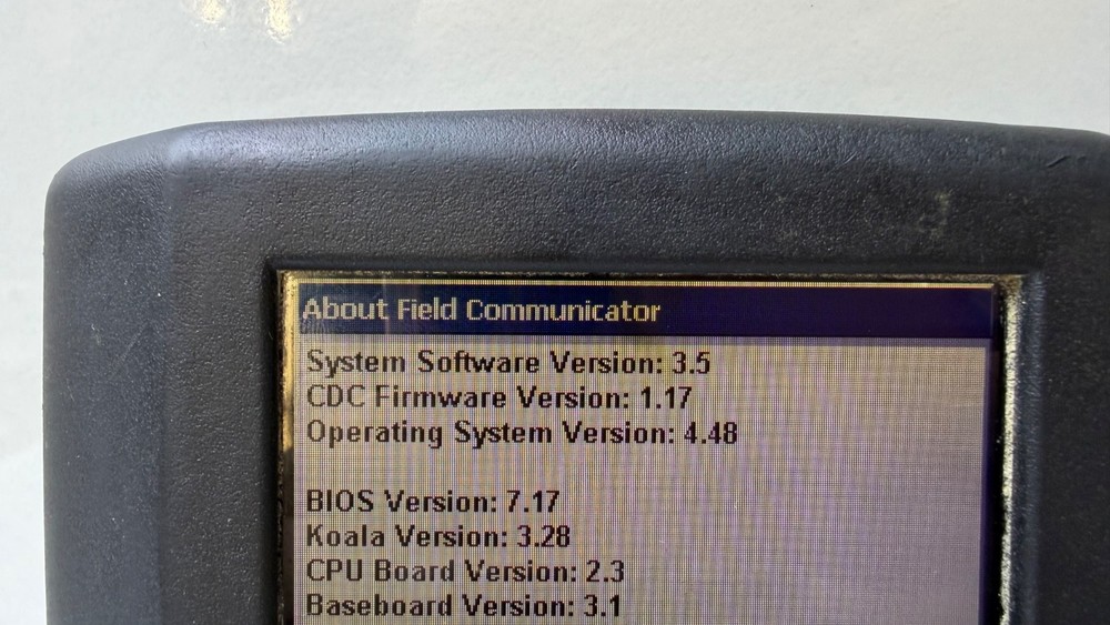 EMERSON ROSEMOUNT 475 HART FIELD COMMUNICATOR without Adapter