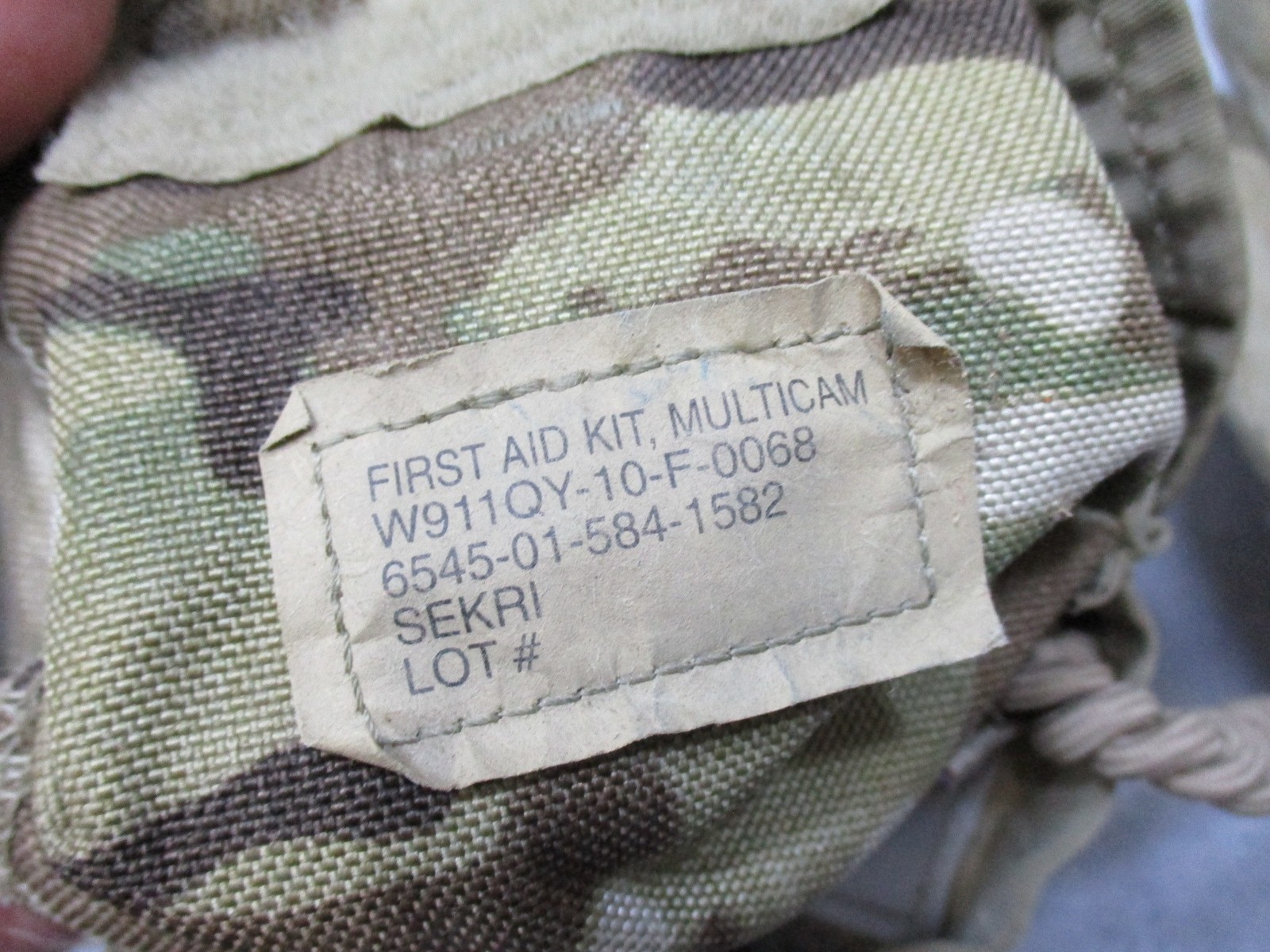 USGI Multicam IFAK Pouch w/ Expired Medical Contents Military First Aid Kit