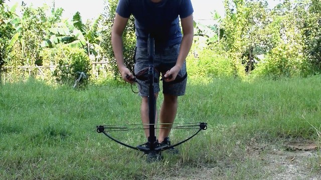 Double Handle Rope Cocker Crossbow Cocking Device
