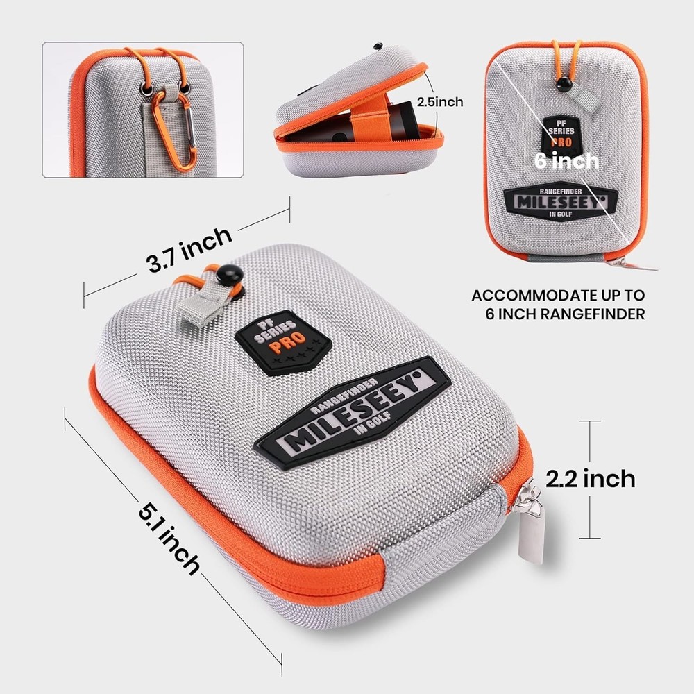 Durable Hard Shell Golf Rangefinder Case - Water and Scratch Resistant Design