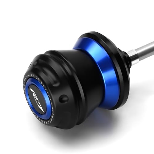 Motorcycle Rear Wheel Axle Fork Slider Crash Protector Compatible With blue