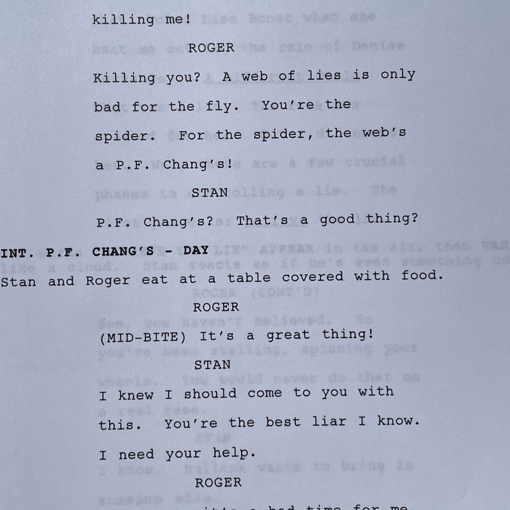 American Dad Dee Bradley Baker 2015 Original Production Used Table Draft Script
