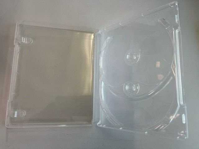 1 ORIGINAL SCANAVO CRITERION 14MM DOUBLE BLU-RAY CASES, SUPER CLEAR CR2ONET.14MM