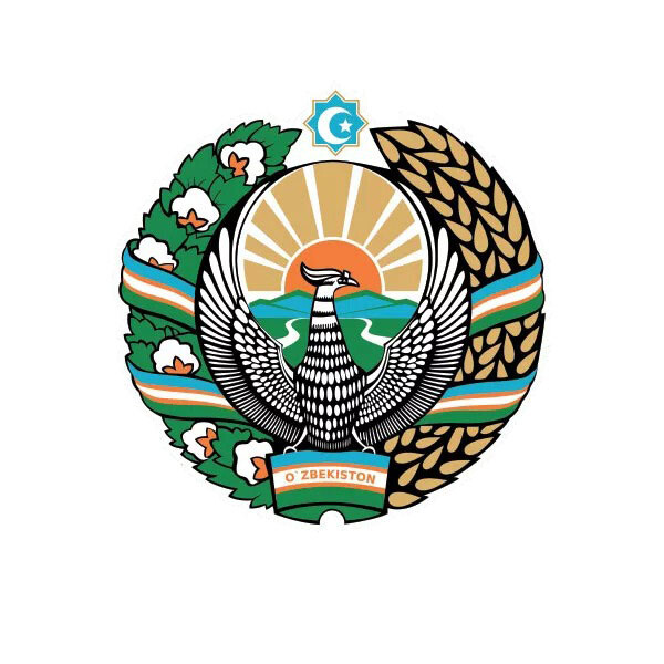 Uzbek Emblem Sticker Decal