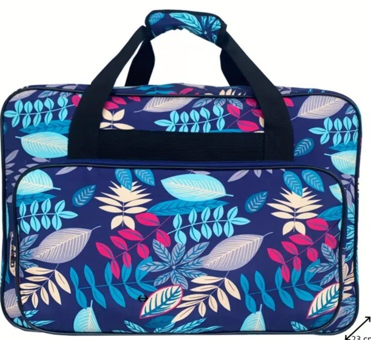 Sewing Machine Case Tropical Carrier Tote Storage Organizer Bag 18.1x9x12.6" NIB