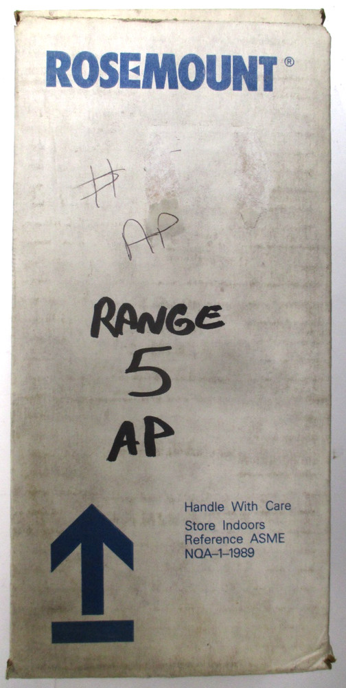 ROSEMOUNT SENSOR CELL, 1151-0054-0052, TYPE: AP, MAT. SST, RANGE: 5, SURPLUS
