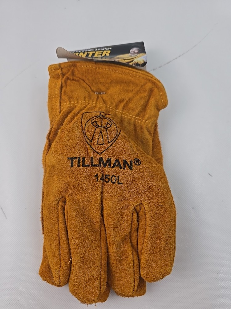 Tillman 1450 Split Cowhide Pile Lined Winter Gloves Large