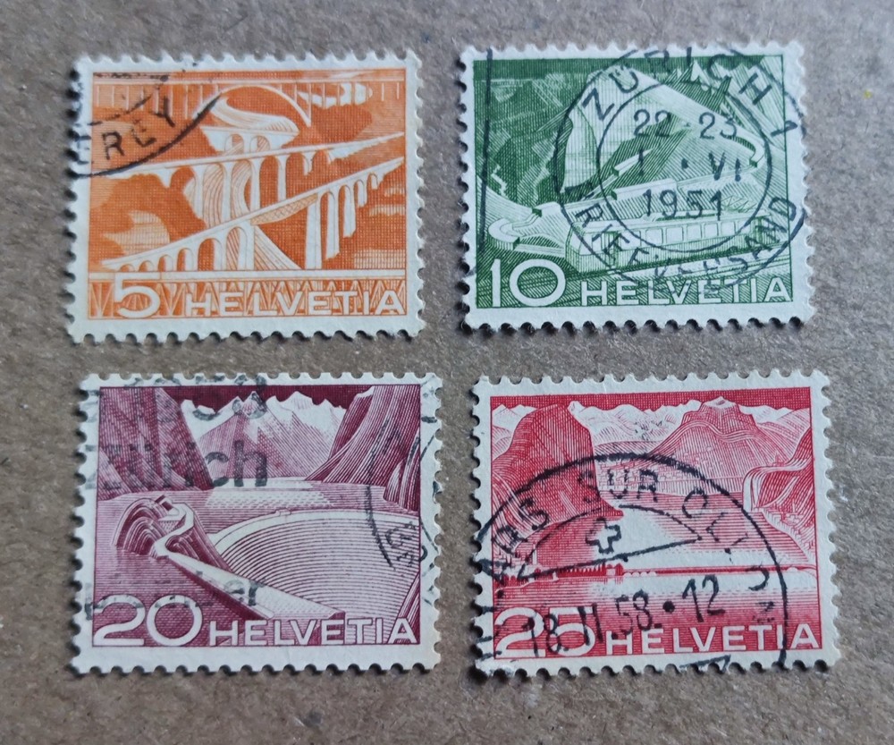 Switzerland 1949 Engineering Part Set Used