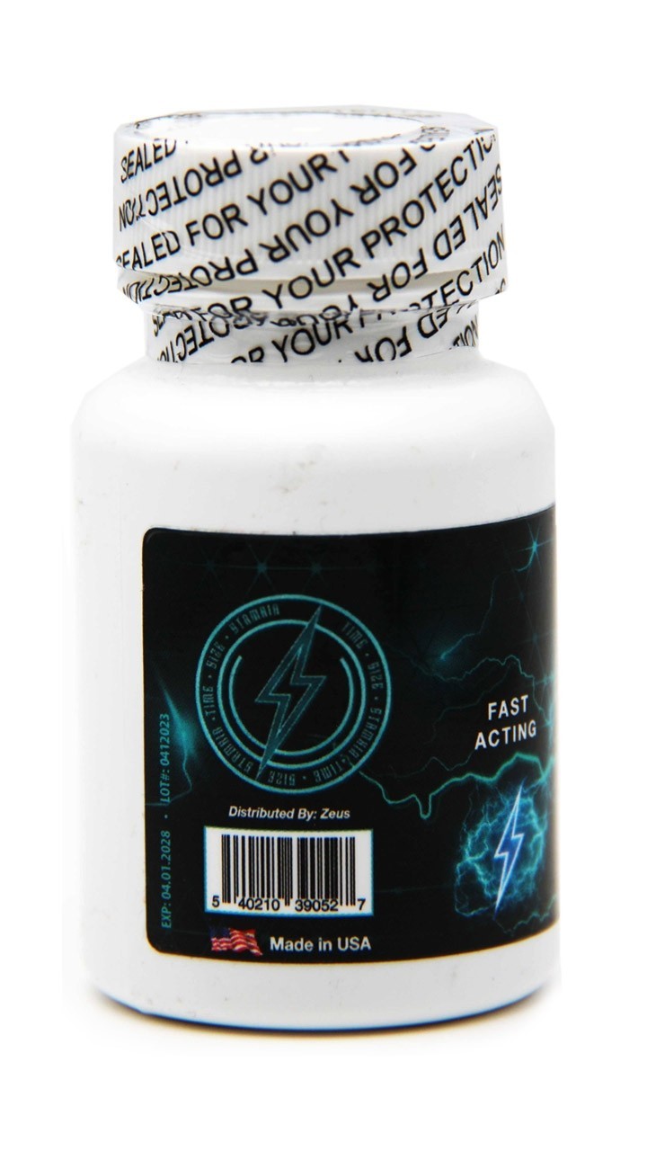 Zeus 1800mg Male Vitality & Stamina Dietary Supplement - 12 Capsules