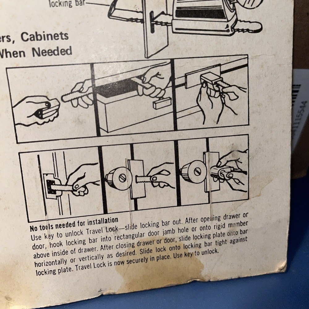 Sears all purpose TRAVEL LOCK