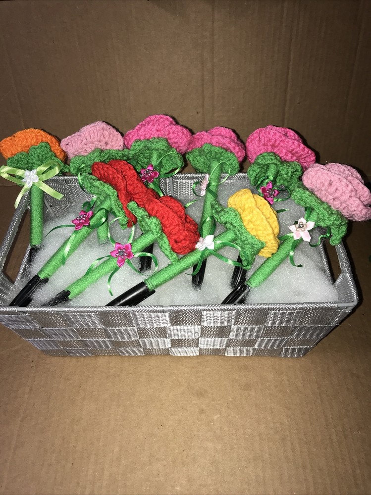  Flower Pen Handmade Crochet