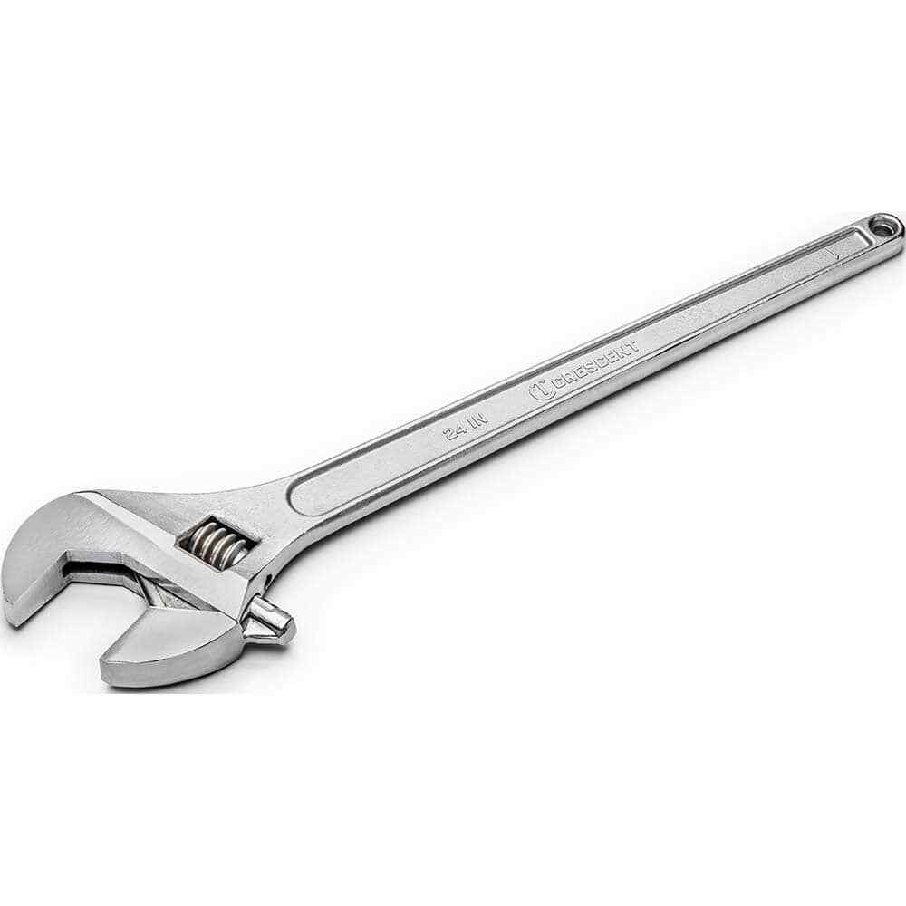 Crescent AC224VS Adjustable Wrench: Chrome-Plated