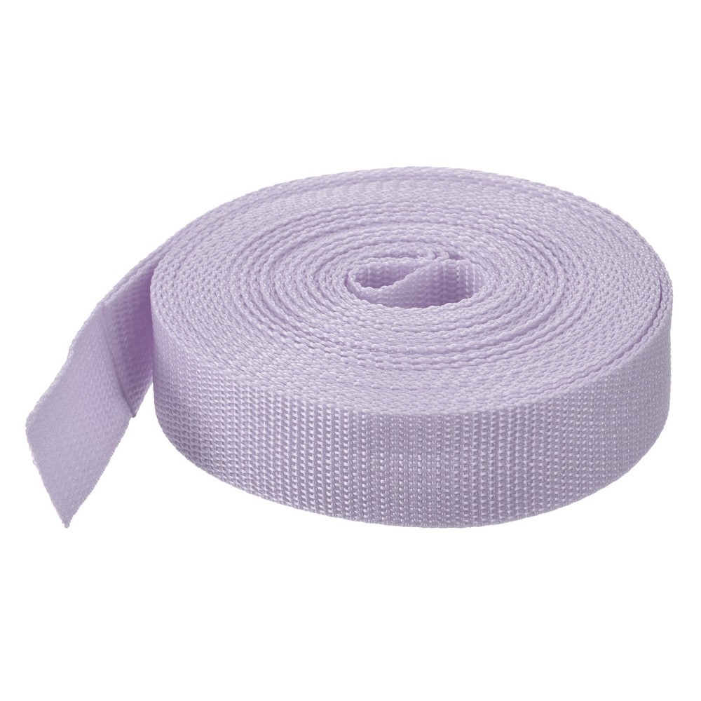 Lightweight Polypropylene Webbing Strap 0.8" 10 Yard Backpack Light Purple