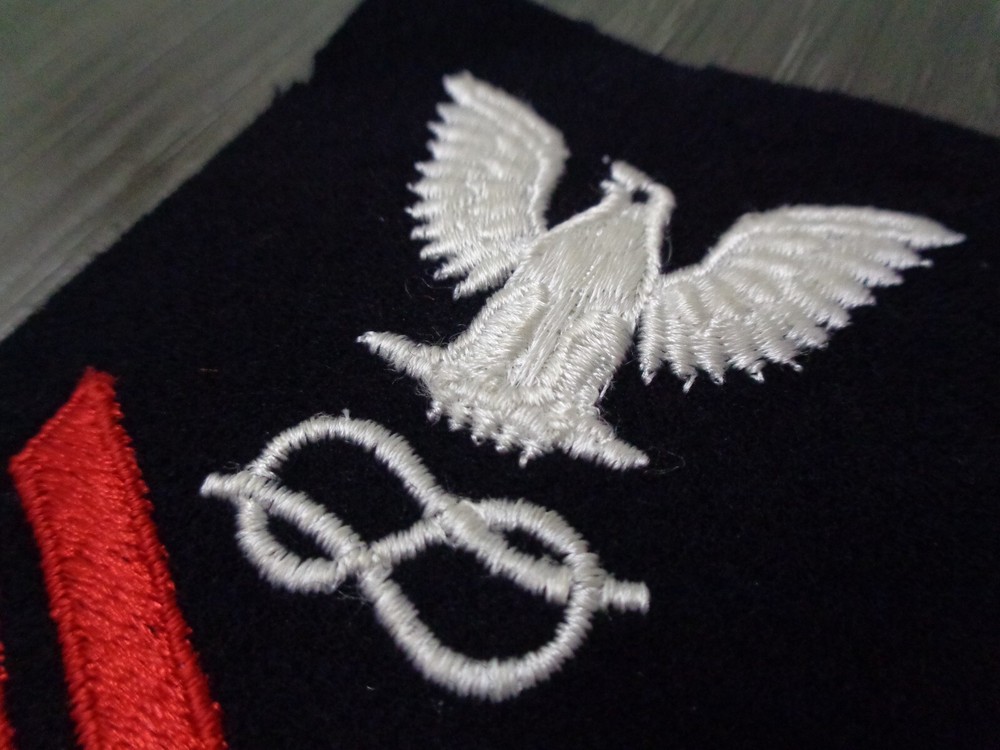 US Navy Petty Officer 1ST Class E-6 Apprentice Wool Patch WWII