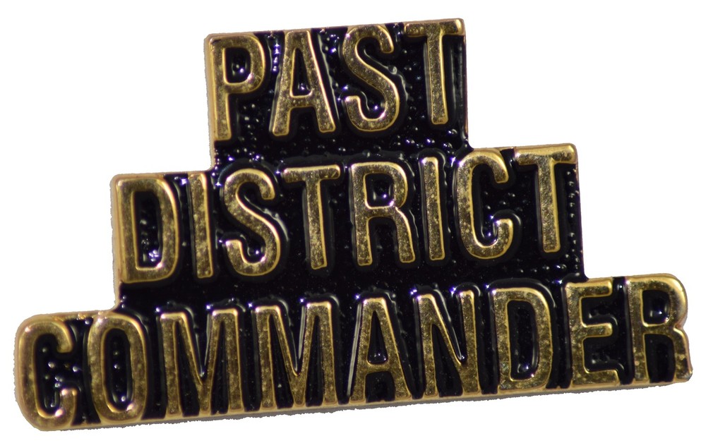 PAST DISTRICT COMMANDER HAT PIN