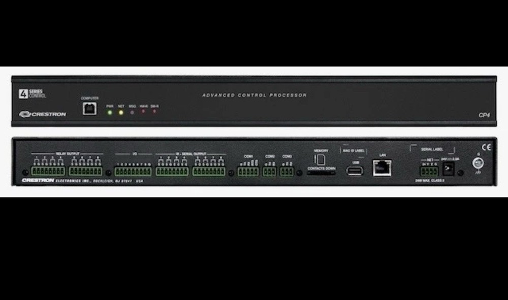 Crestron CP4R Advanced Control Processor WITH TSW-1060 TOUCH PANEL CRESTRON HOME