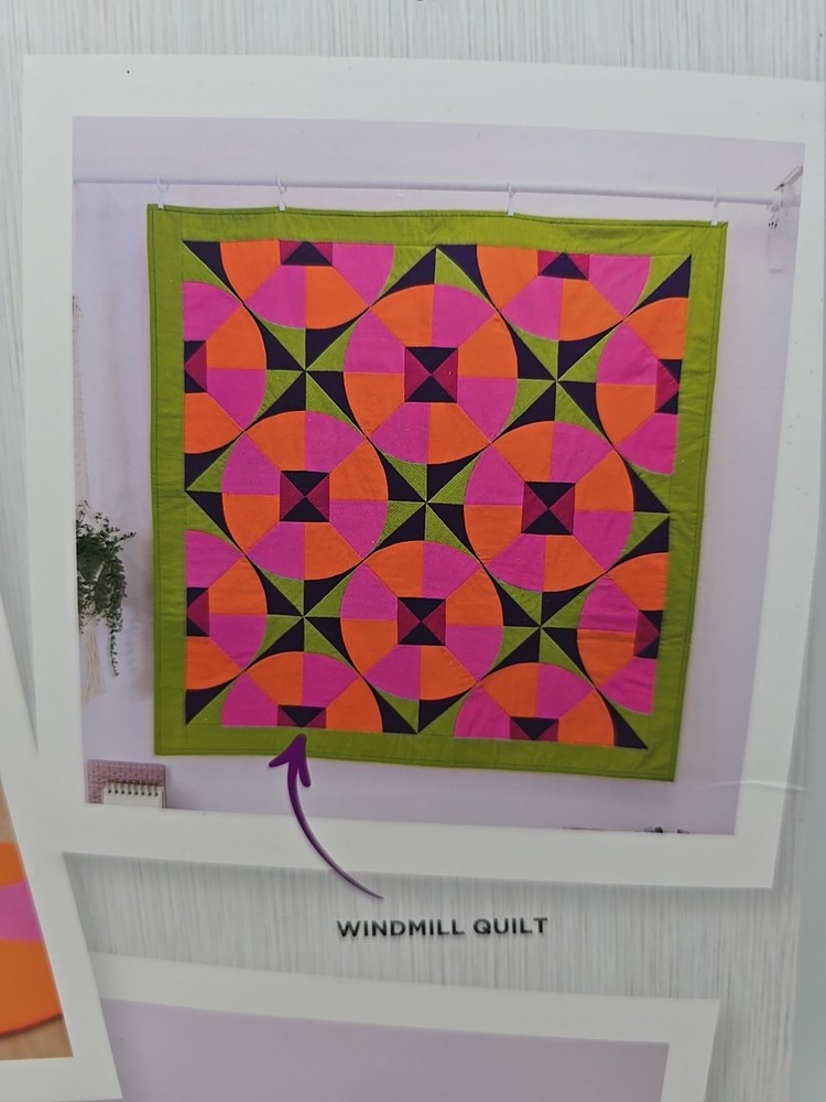 "Build-A-Block" WINDMILL pattern & instruct.kit Jo Avery/Crafter's Companion
