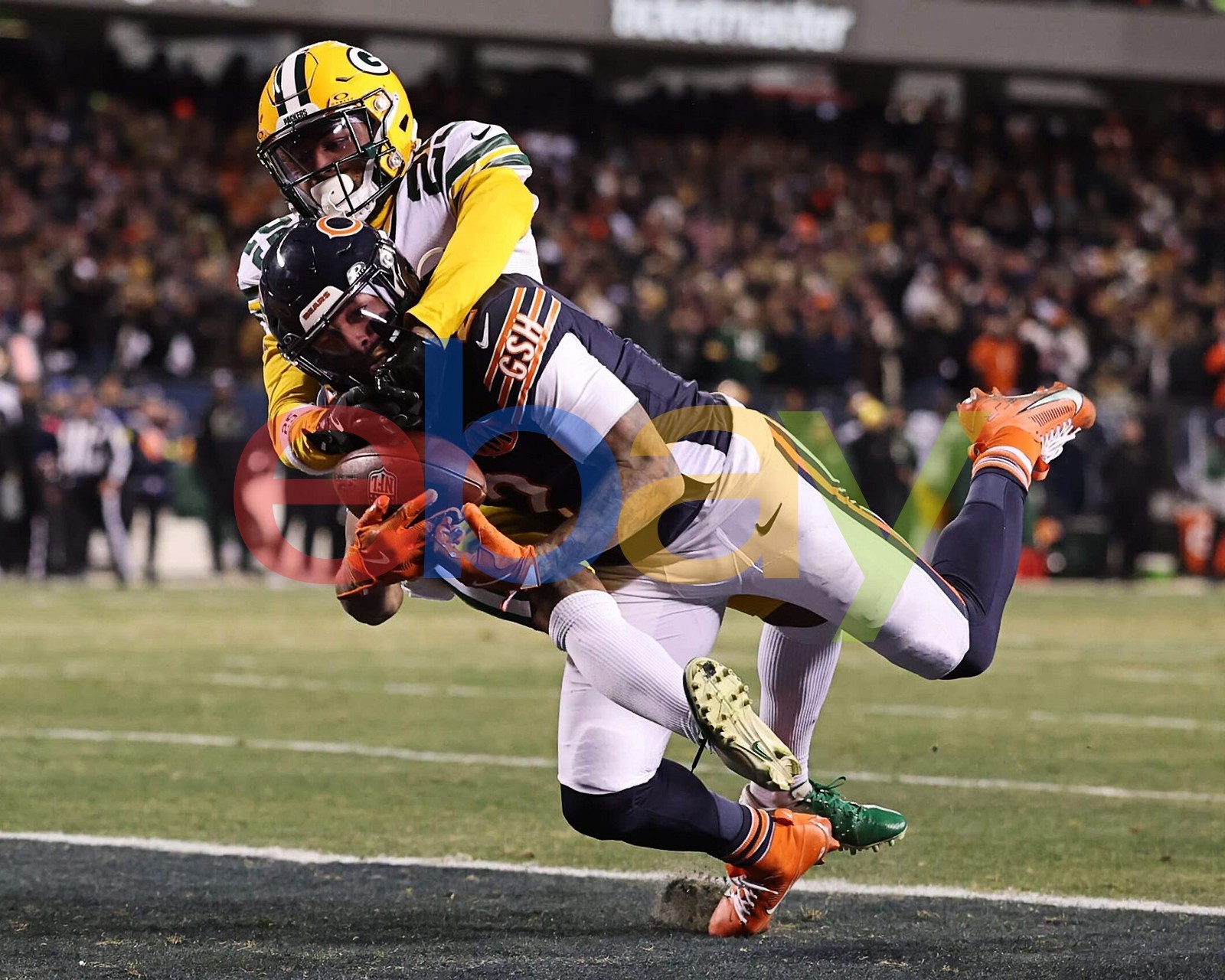 DJ Moore Overtime Touchdown Catch vs Packers Chicago Bears 8x10 NFL Photo