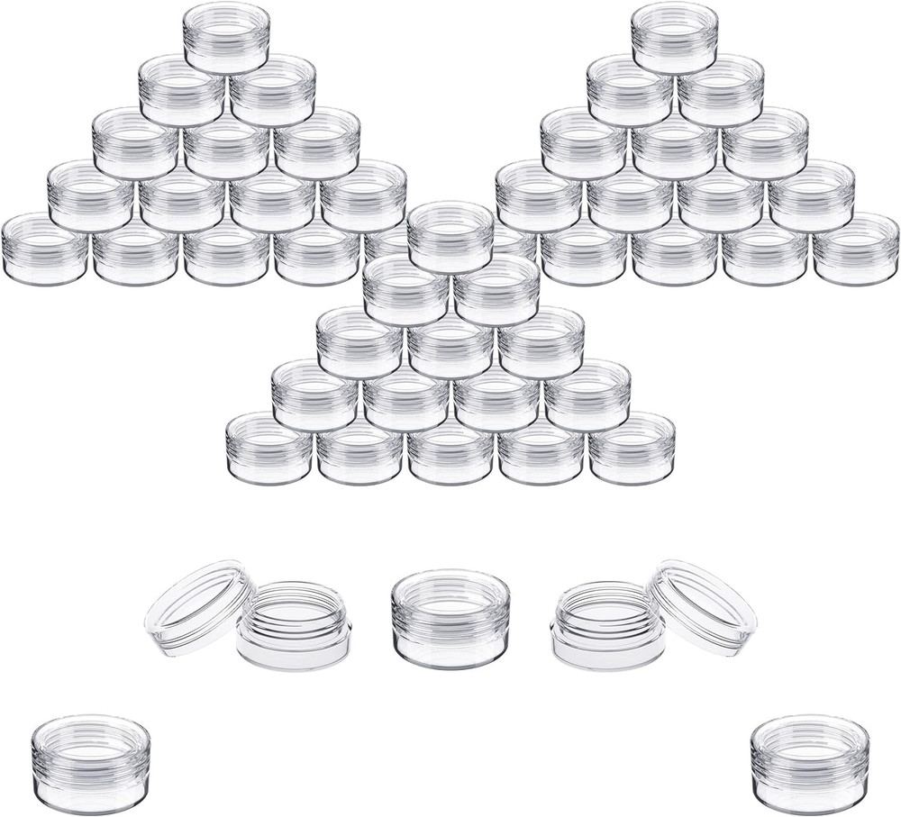 Sample Containers, Lip Balm Containers, Sample Jars, Mini Jars with Lids, Small,