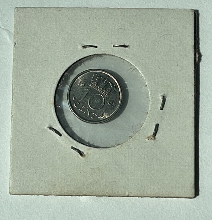 Netherlands...Coin...10 Cent...1963 Y#59
