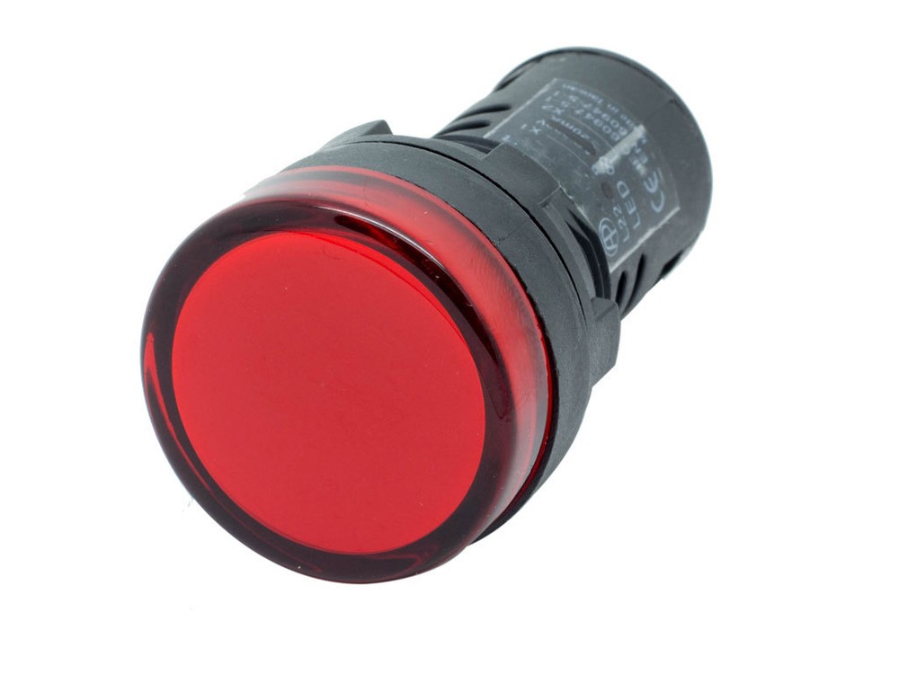L22 ATI Red LED Pilot Panel Indicator Light 22mm 24V DC
