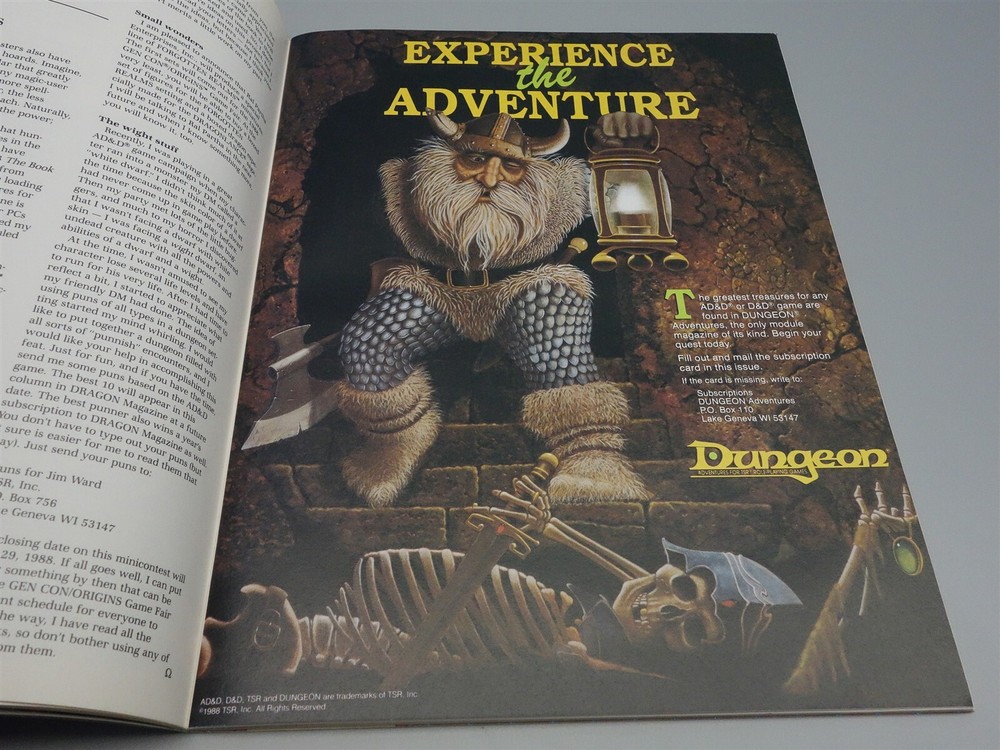 Dragon Magazine: Issue # 135 (TSR)