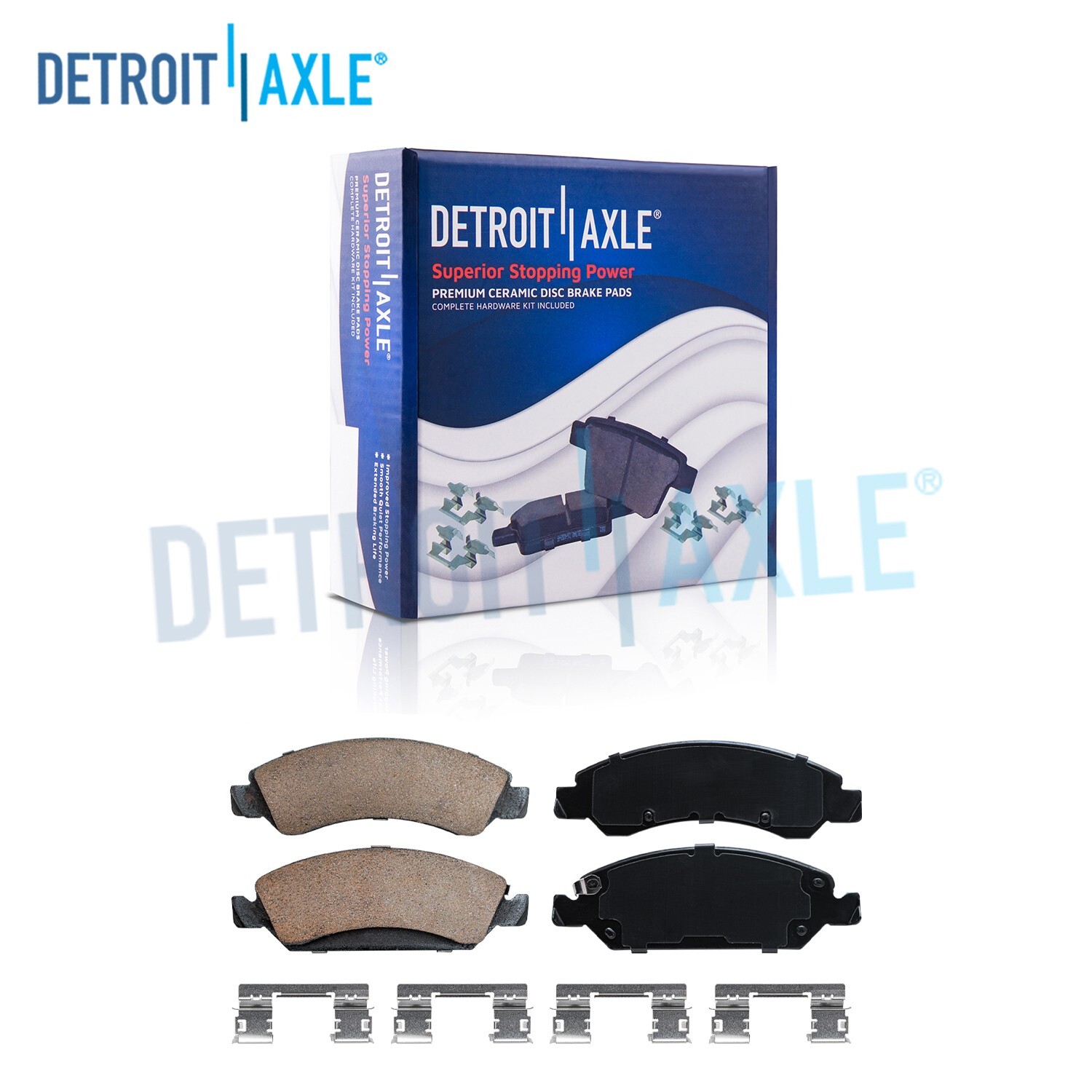 Front Ceramic Brake Pads for Escalade ESV Chevy Silverado Sierra Yukon XL 1500