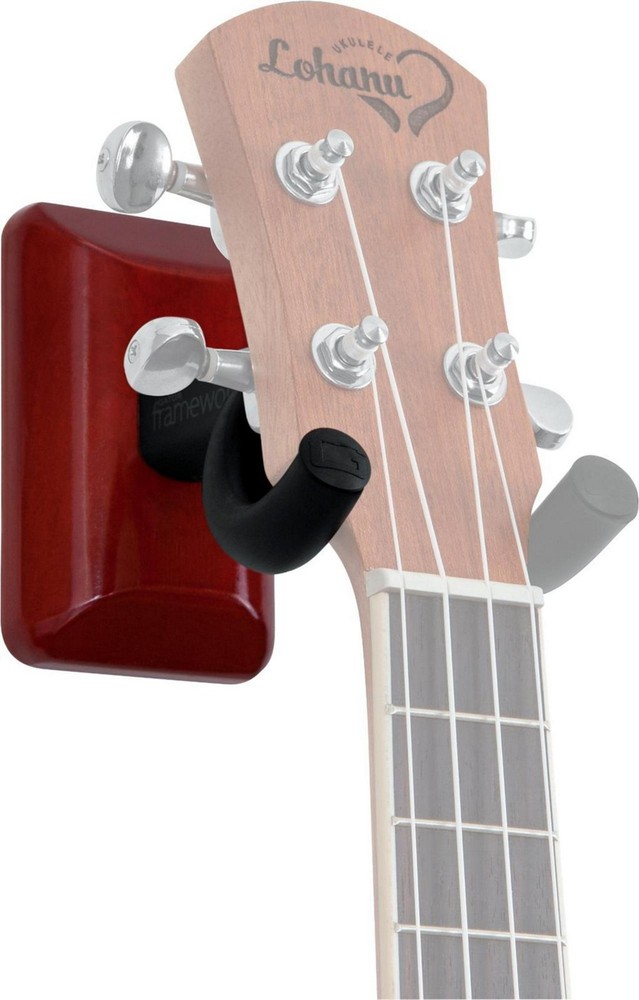Gator Wall Mount Ukulele/Mandolin Hanger Cherry