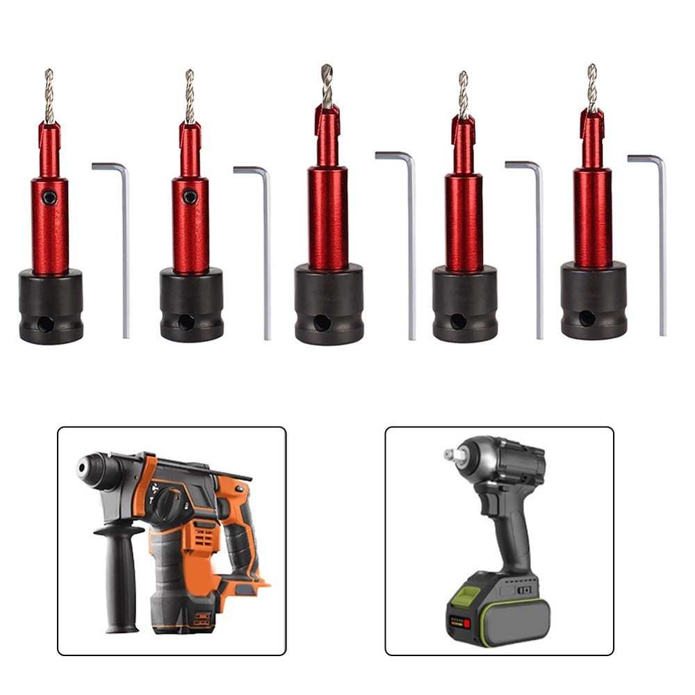 Multipurpose Countersink Drill for Woodworking and Step Drilling Applications