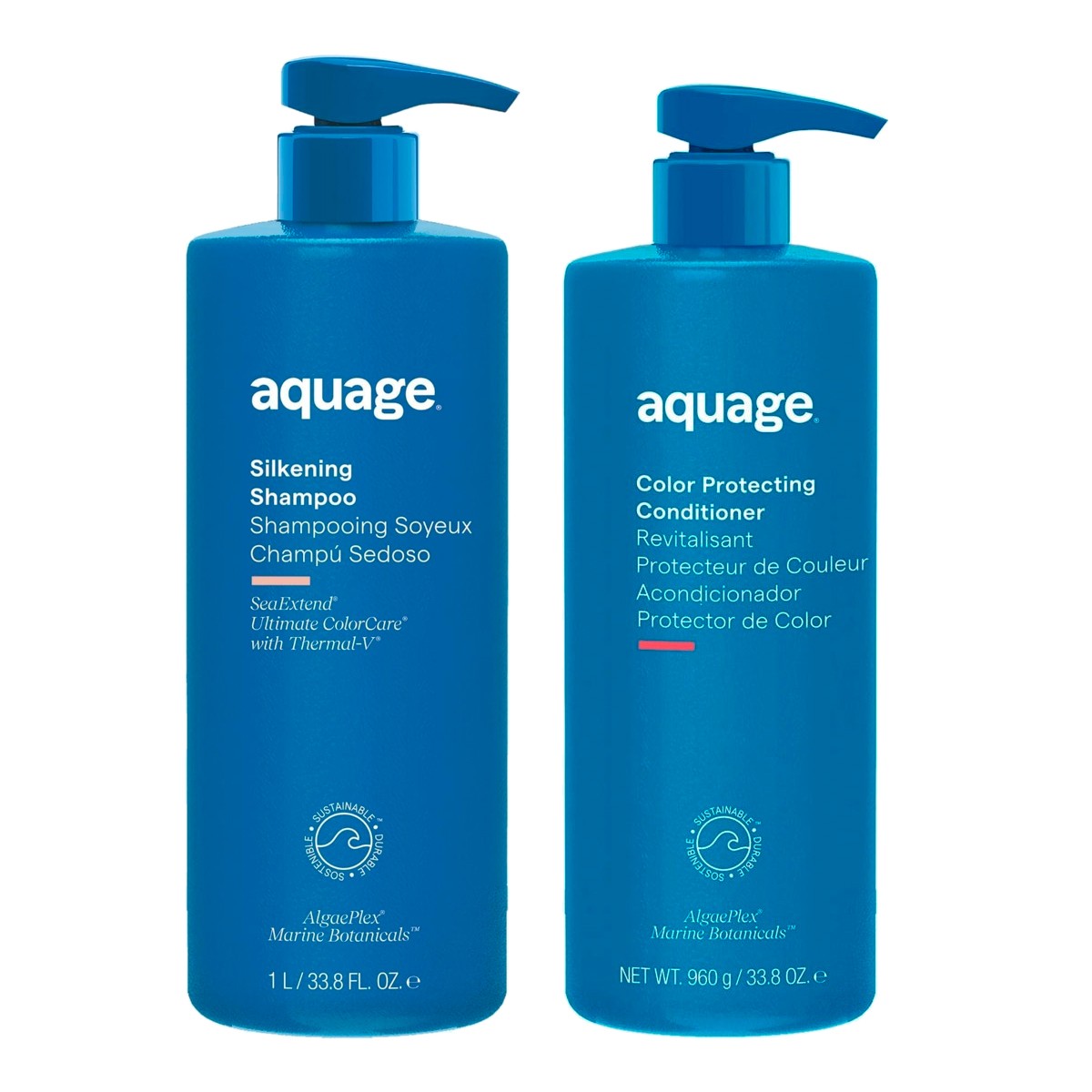 Aquage Color Protecting Shampoo & Conditioner 33.8 oz DUO