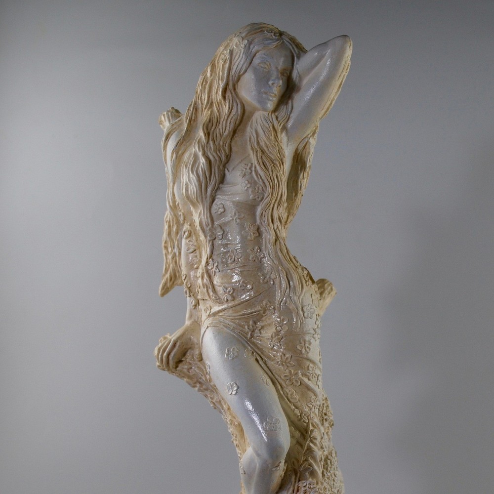 Blodeuedd / Blodeuwedd - Handcast Statue